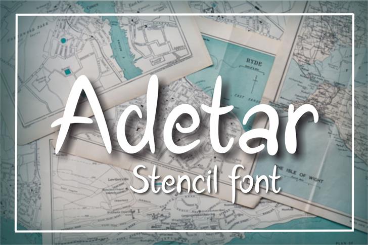 Adetar font插图