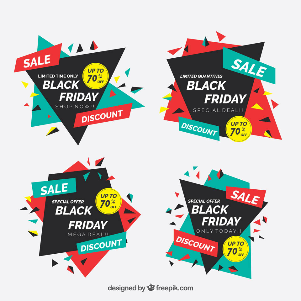 第四弹：30+黑色星期五促销广告物料素材 Black Friday Sales Graphics插图(33)