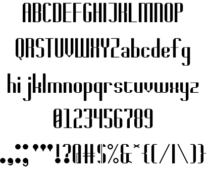 Badwolf font插图3