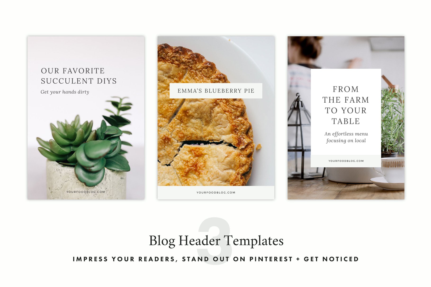 博客+社交贴图素材包 Foodie Blog + Social Pack插图(1)