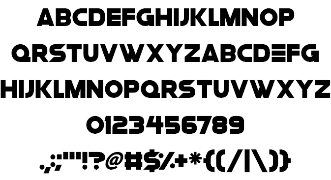 Space Quest font插图1 Space Quest font插图1