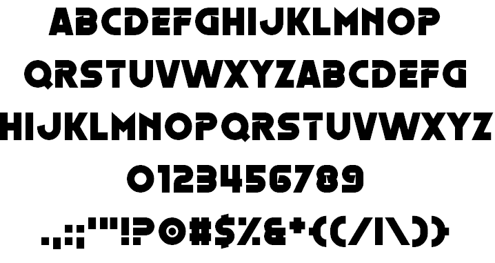 Oestrogen font插图1 Oestrogen font插图1