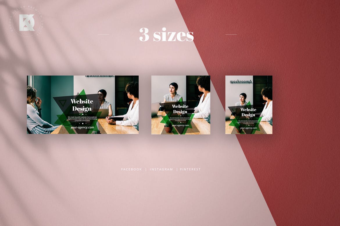 互联网营销推广服务企业社交媒体宣传物料素材 Marketing Agency Social Media Pack插图(2)