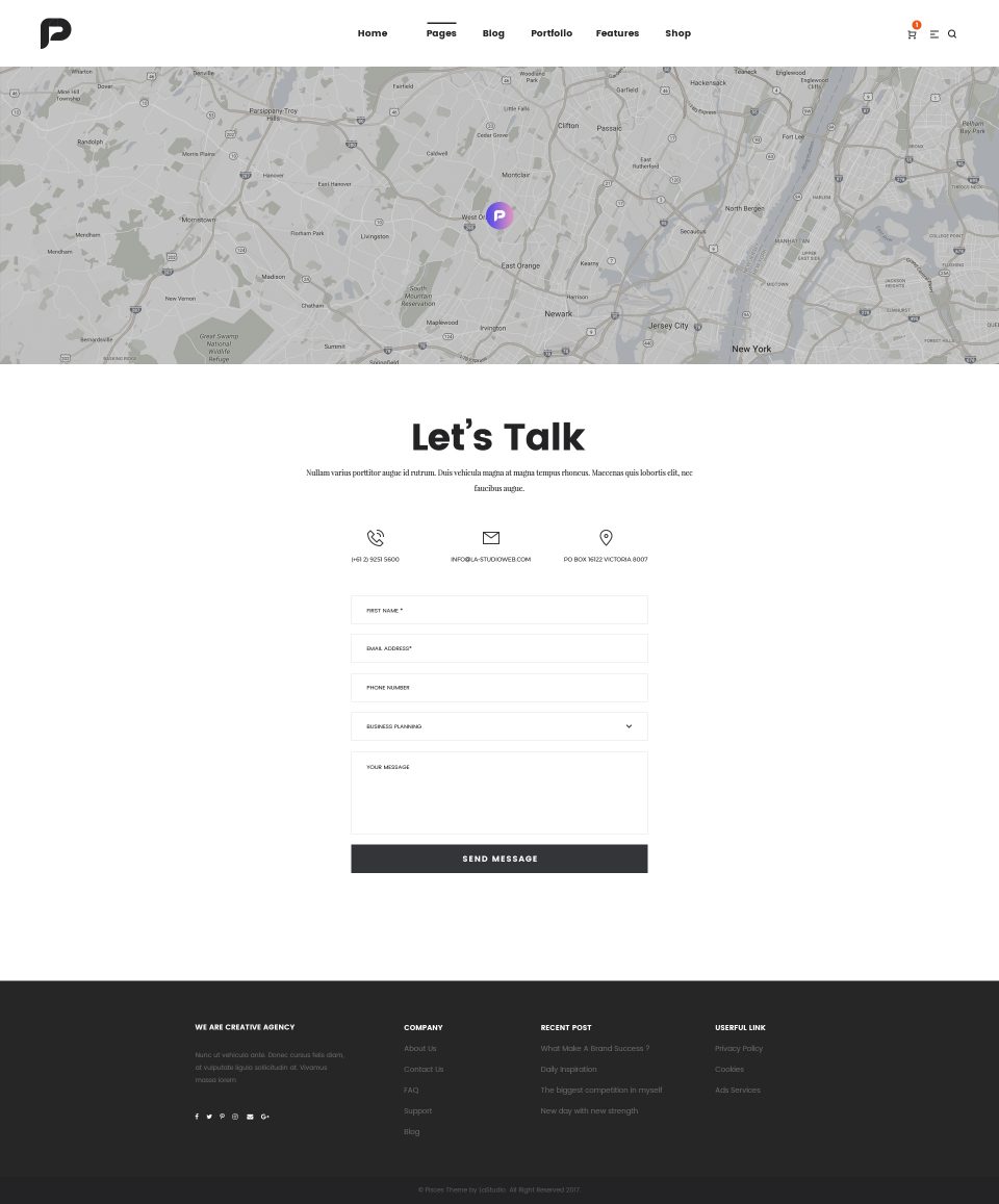 高质量网站全套 PSD 模板素材库精选 Pisces-Multi Concept PSD Template插图(3)