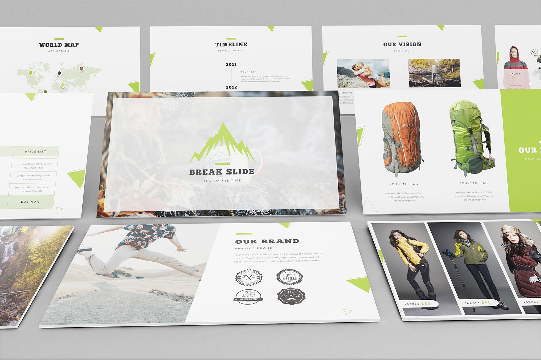 户外运动商店特色PPT模板插图(6)