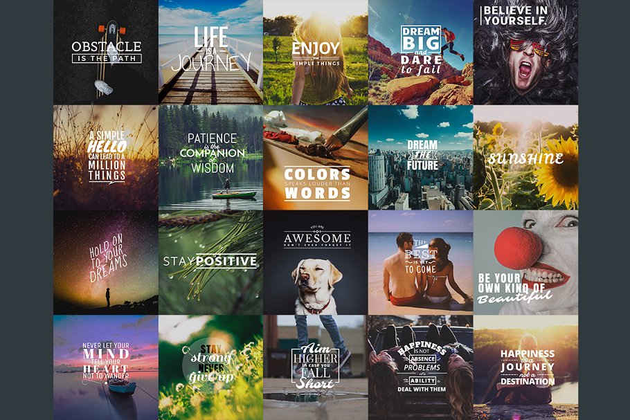 20款Ins社交媒体平台适用Banner模板素材库精选 20 Inspiring Instagram Banners插图(1)