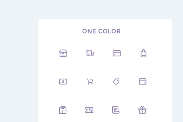 电子商务网站设计图标集 UICON E-Commerce Online Shop Icons插图(3)