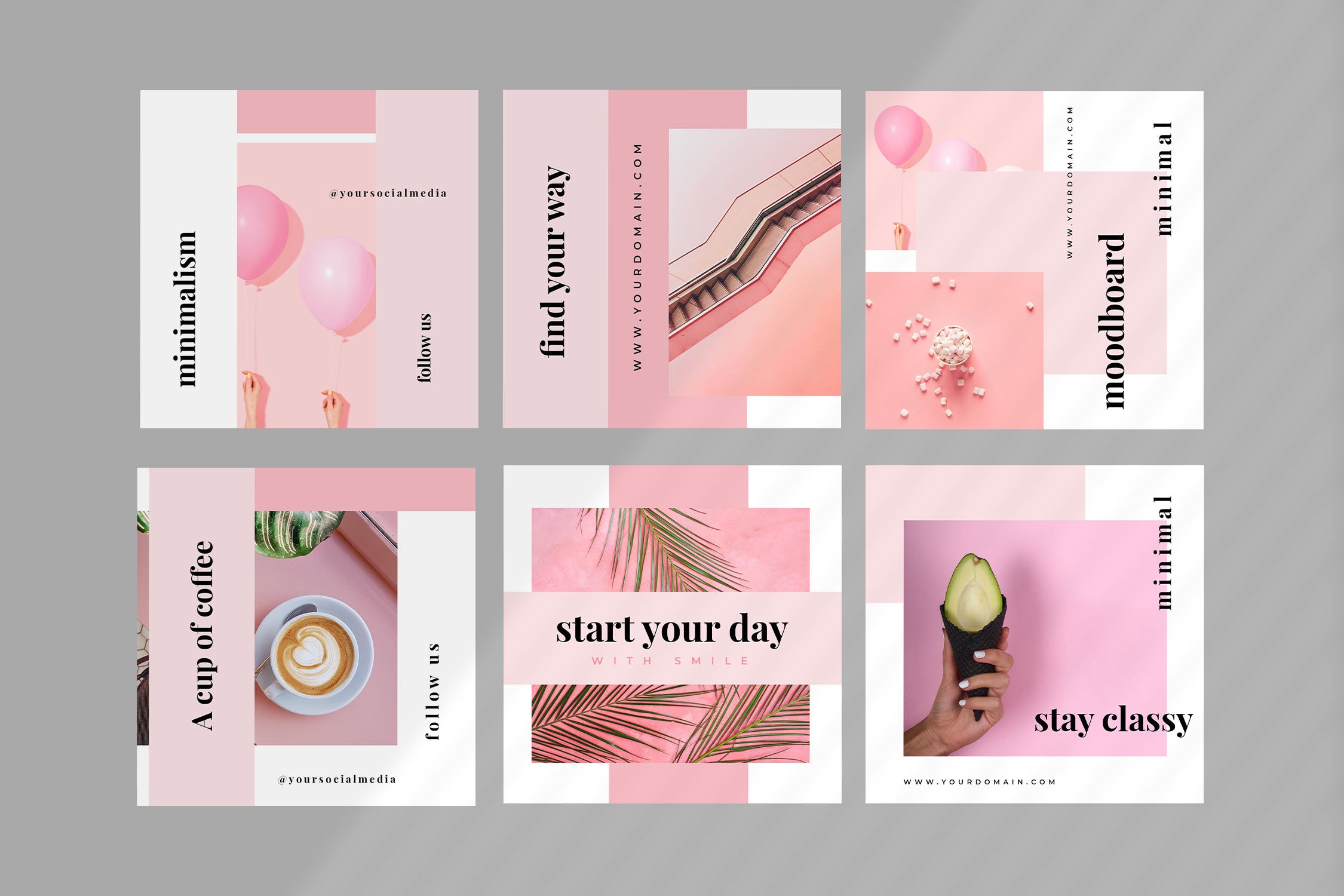 法式面包甜点店社交媒体新媒体设计素材包 Eight – Social Media Kit插图(2)