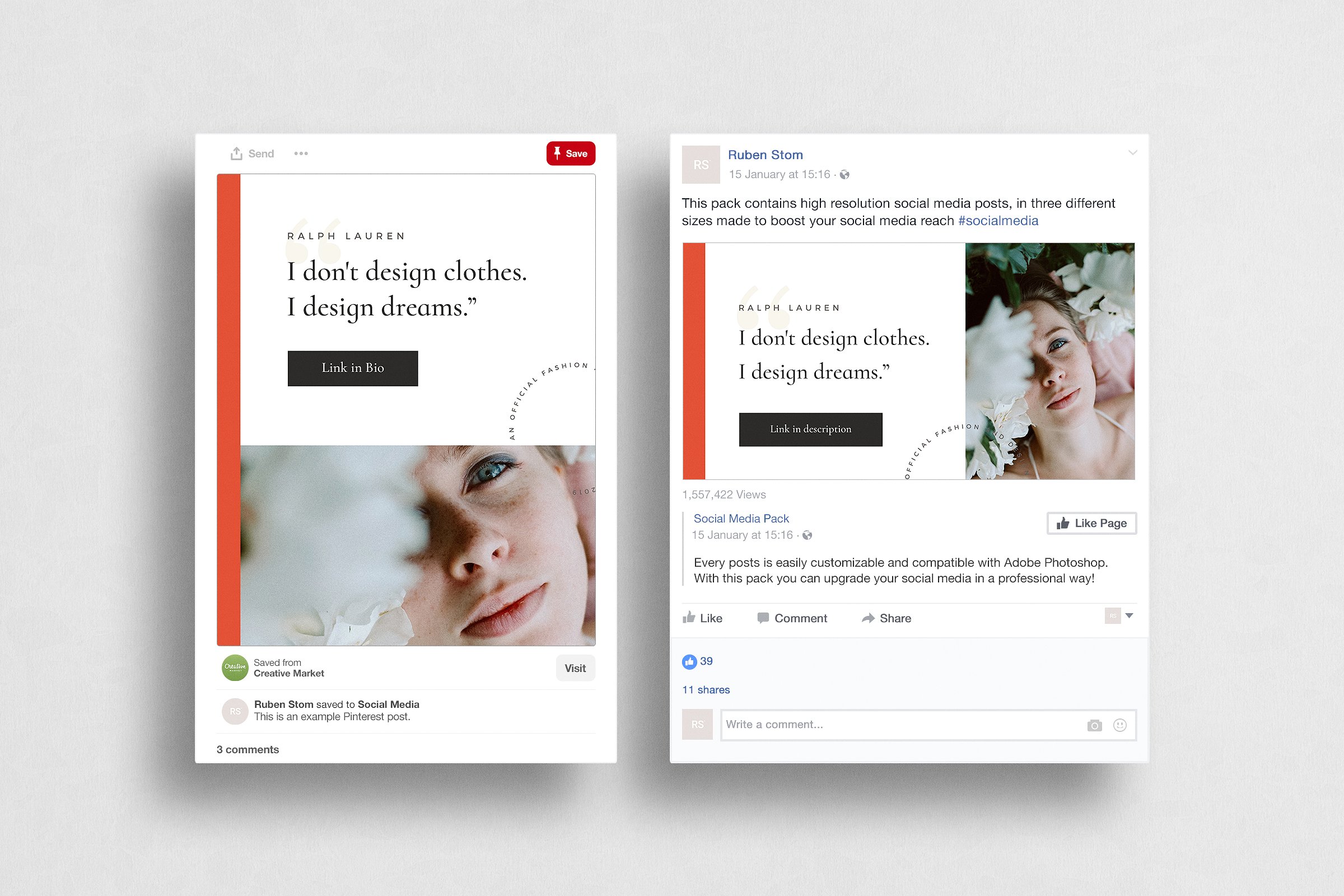 时尚大片社交媒体贴图模板素材库精选 San Francisco Social Media Pack插图(6)