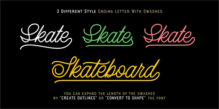 Lazy Ride Personal Use font插图3