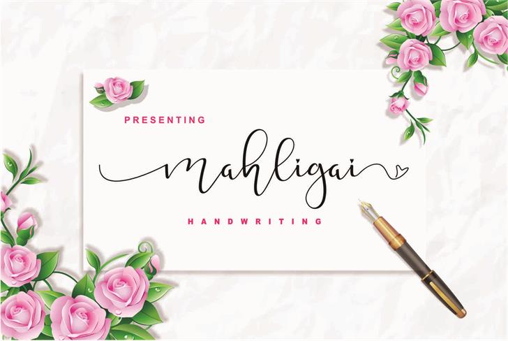 mahligai font插图10