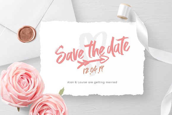 Black Stone Marker Font插图2