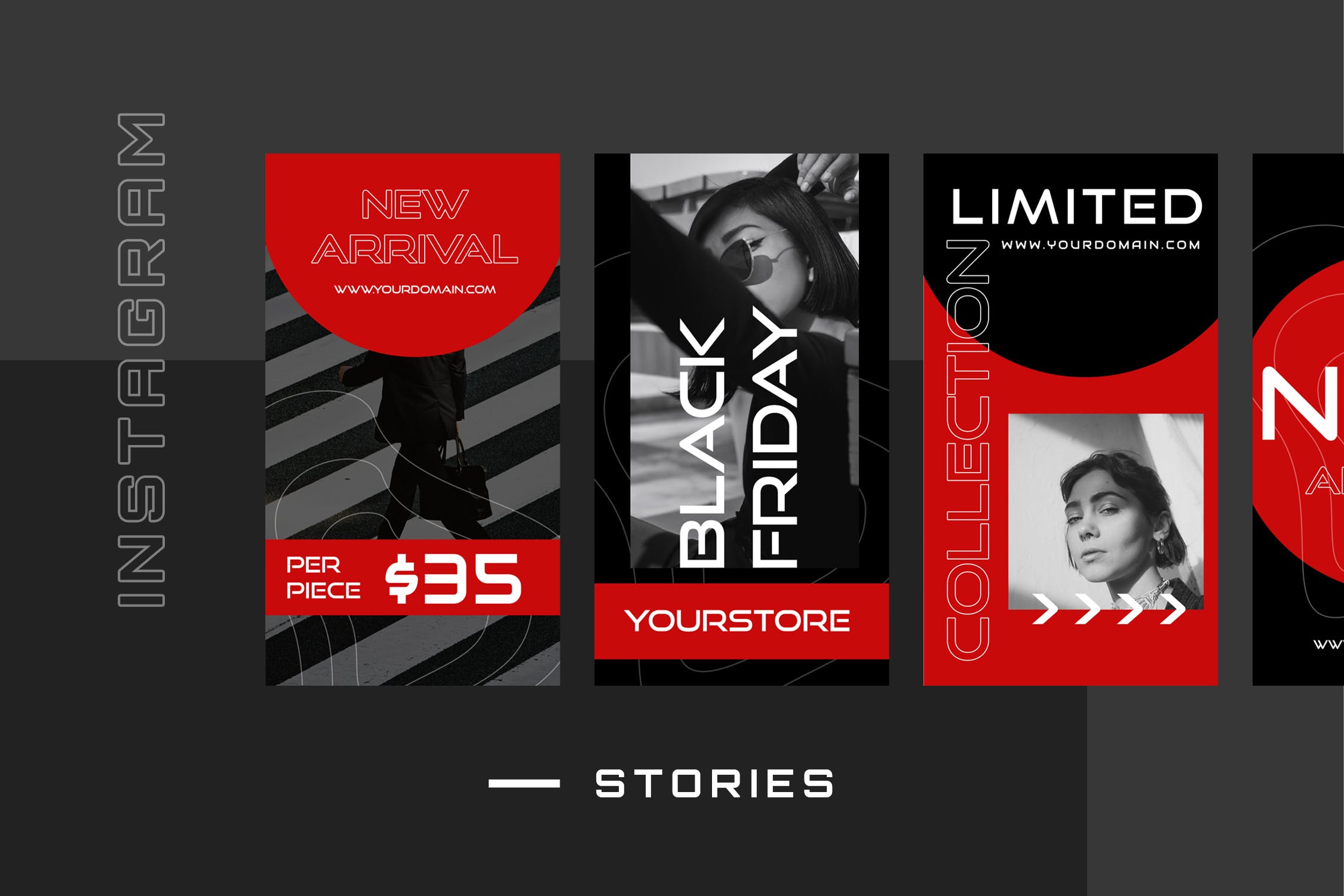 Instagram社交网站品牌故事设计工具包 Fiften – Instagram Stories – Social Media Kit插图(3)