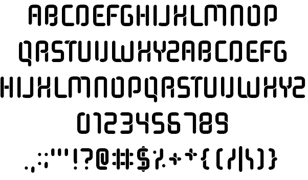 Noble Gas lights font插图1