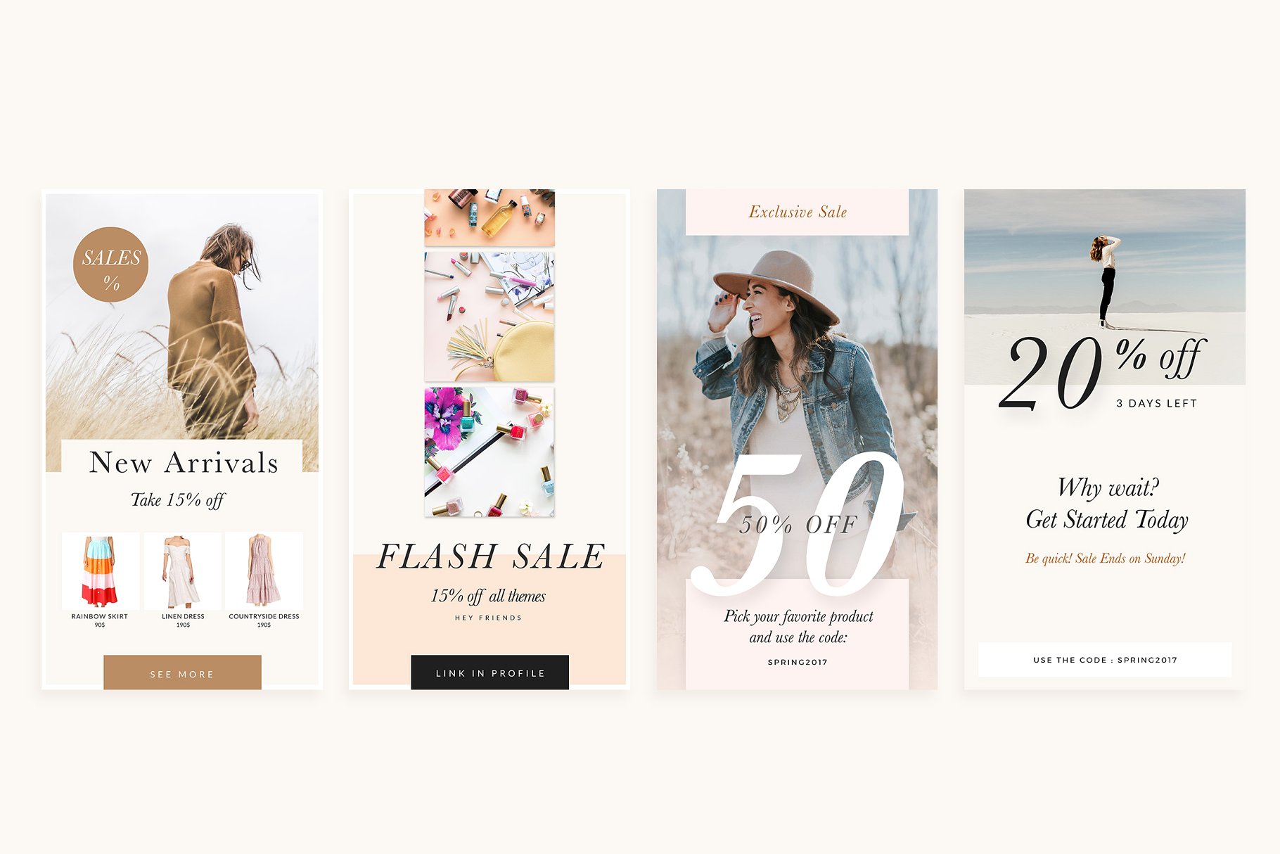 社交媒体促销活动/文章动态贴图模板素材库精选 ANIMATED Stories Templates插图(6)