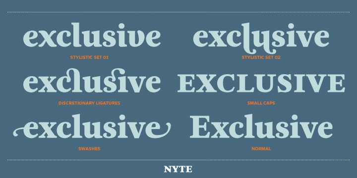 Nyte Font Family插图1