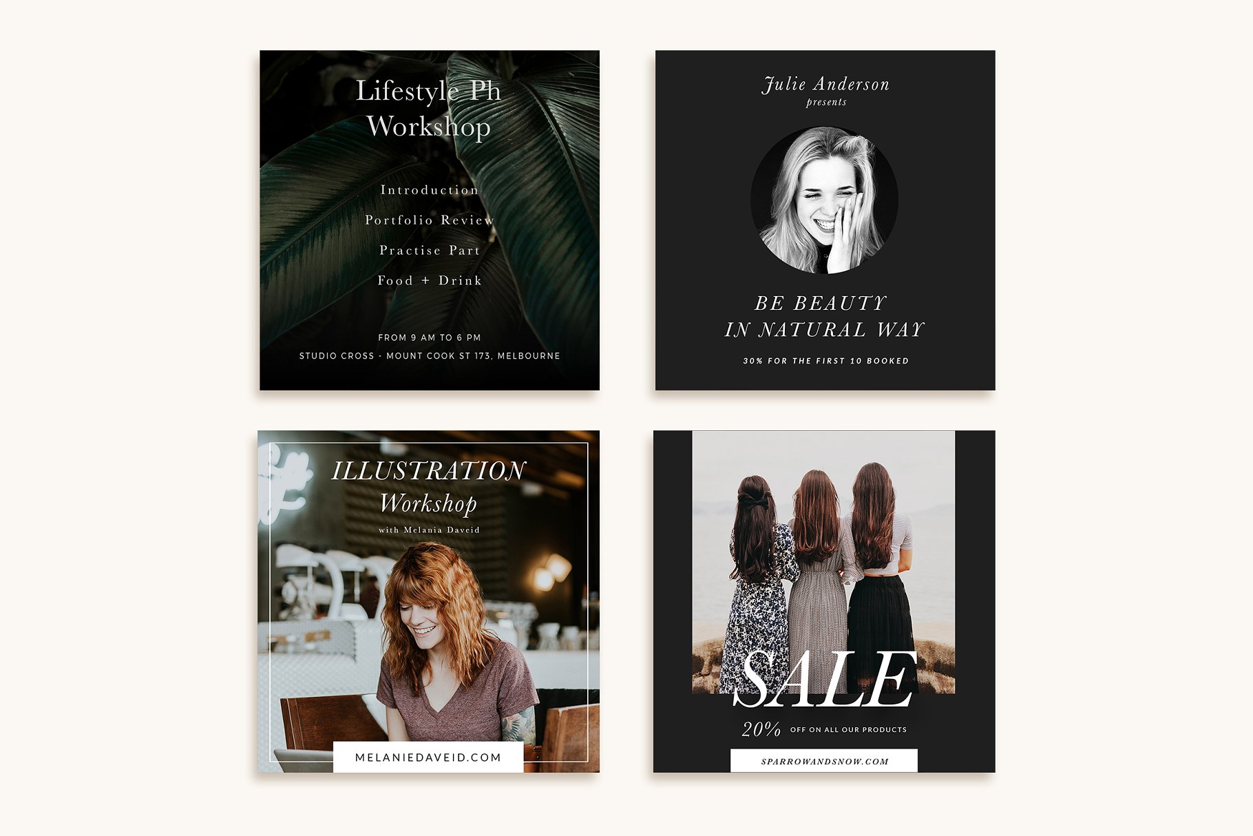 闪购/营销/新闻等主题适用的社交媒体贴图模板素材库精选 ANIMATED Posts Templates插图(3)