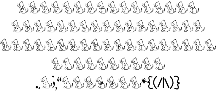 Ks Alphacat font插图3