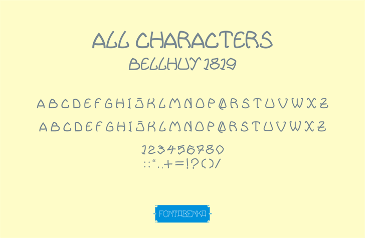 Belhuy font插图1 Belhuy font插图1