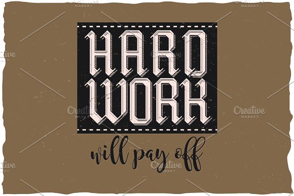 Midieval Vintage Label Typeface插图4