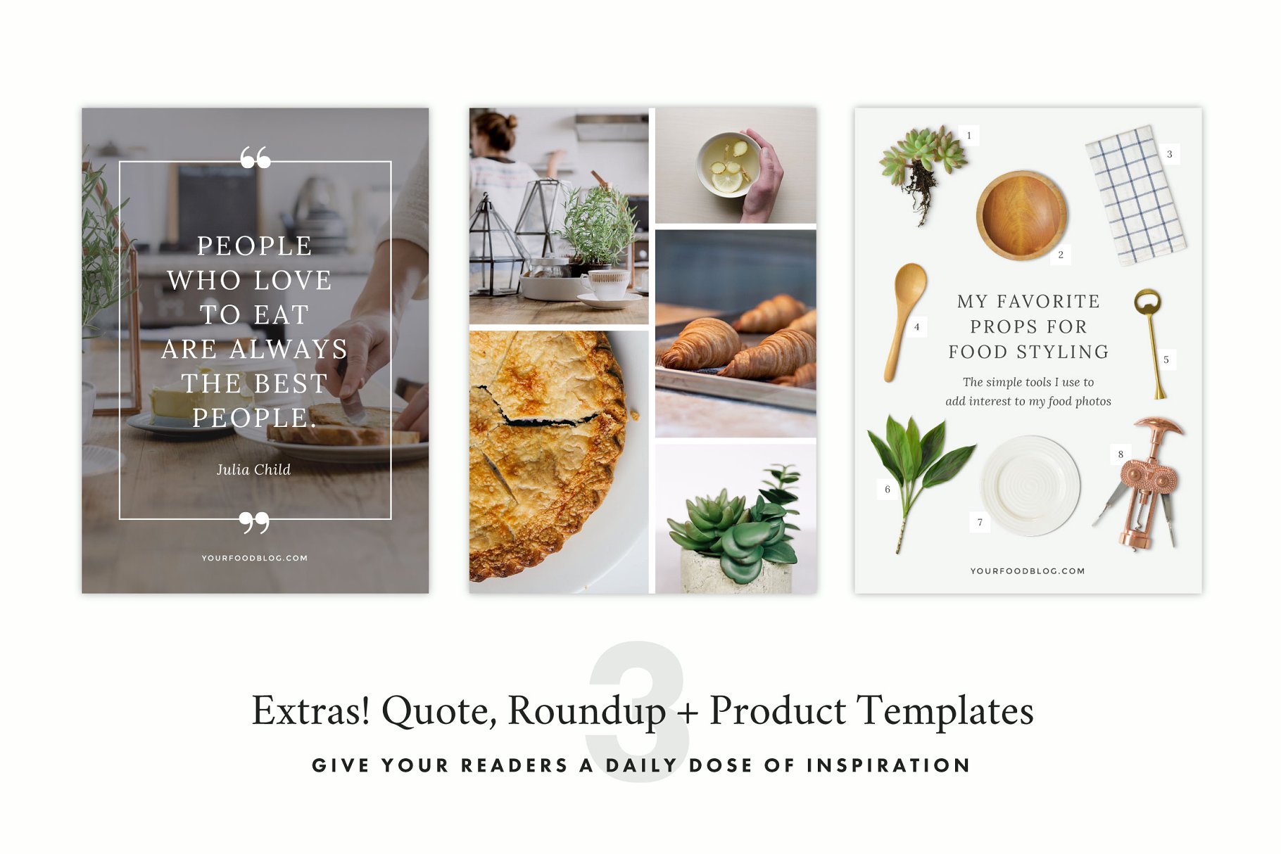 博客+社交贴图素材包 Foodie Blog + Social Pack插图(2)