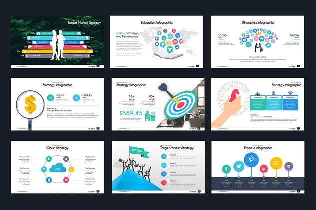 企业商业组织介绍PPT演示模板套装 Pitch Deck Powerpoint Presentation插图(6)