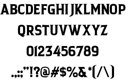 Backcountry font插图1