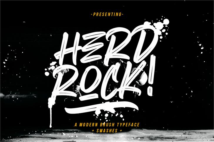 Herdrock font插图 Herdrock font插图
