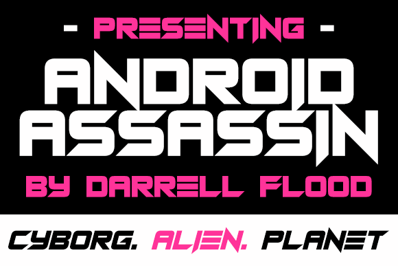 Android Assassin font插图 Android Assassin font插图