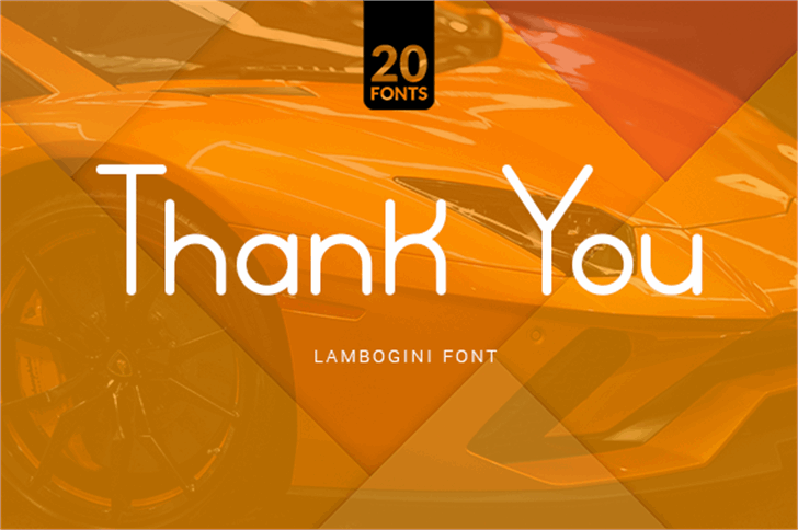 Lamborgini font插图9 Lamborgini font插图9