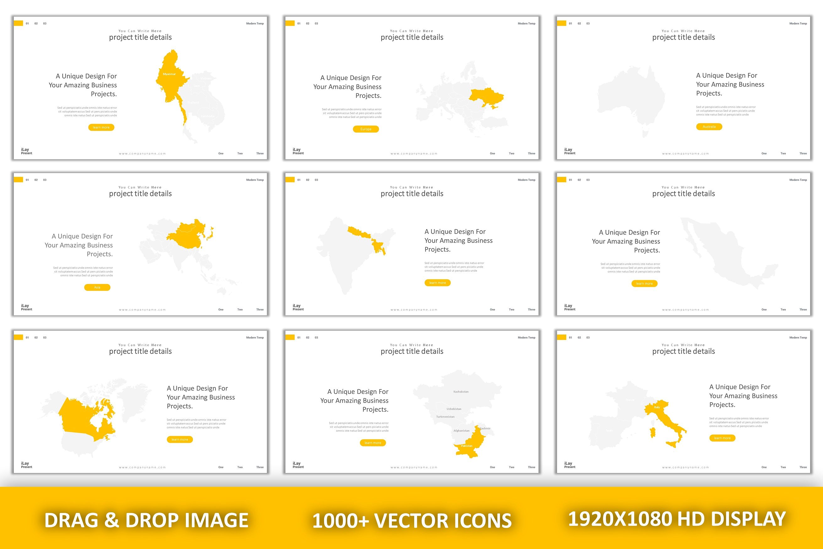 创意极简主义的PPT模板下载 Minimal Creative Powerpoint [ppt,pptx]插图(11)