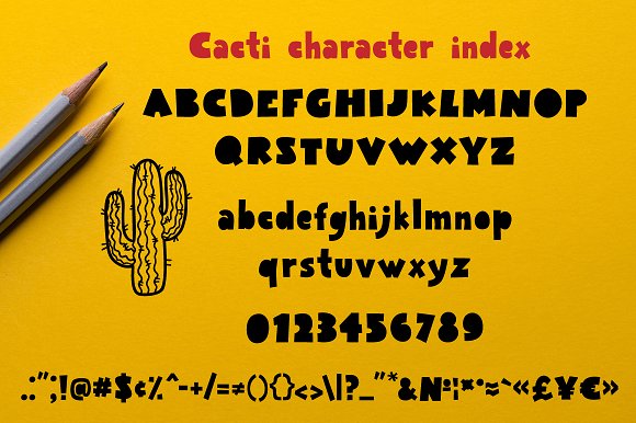 Cacti display font插图1