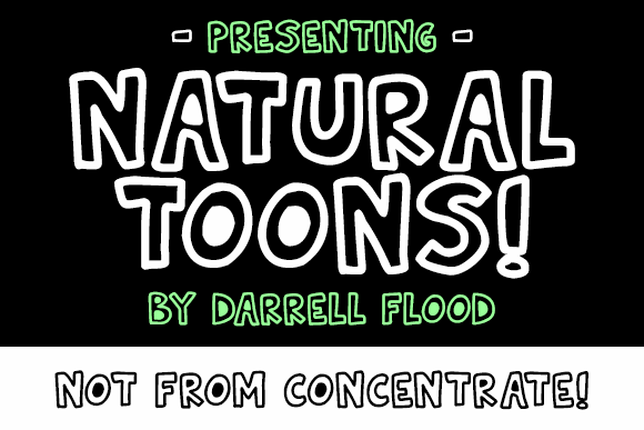 Natural Toons font插图 Natural Toons font插图