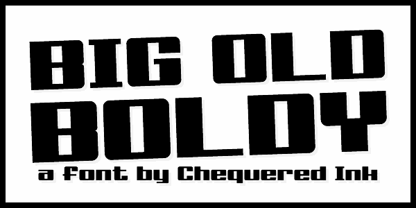 Big Old Boldy font插图
