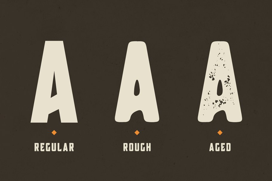 Broscoi – Vintage Font Family插图1