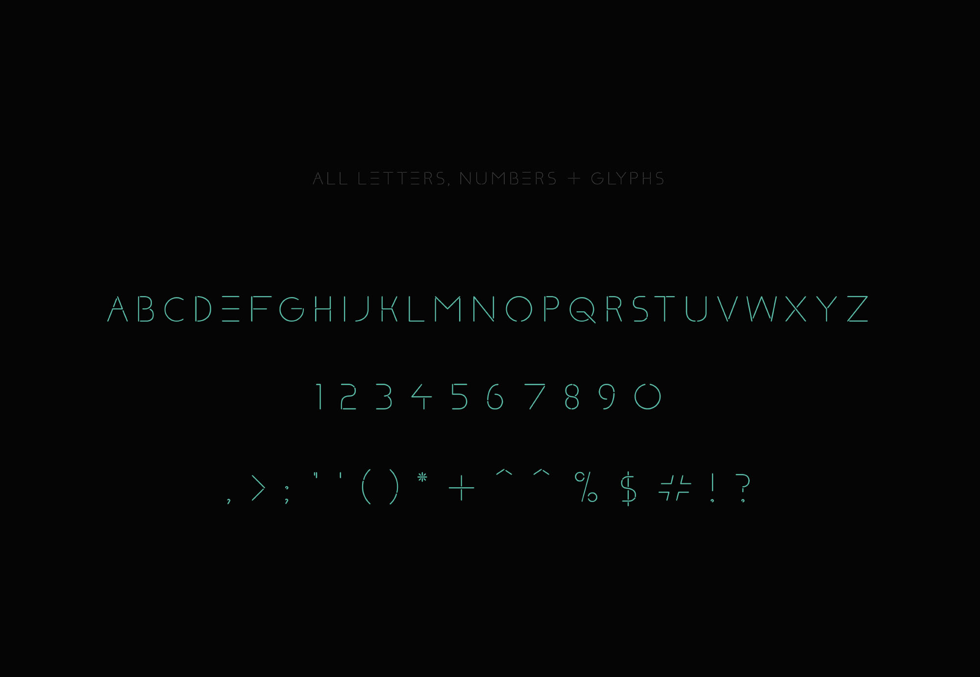 霓虹灯风格创意广告设计字体 Klaxons Neon Style Font插图(1)