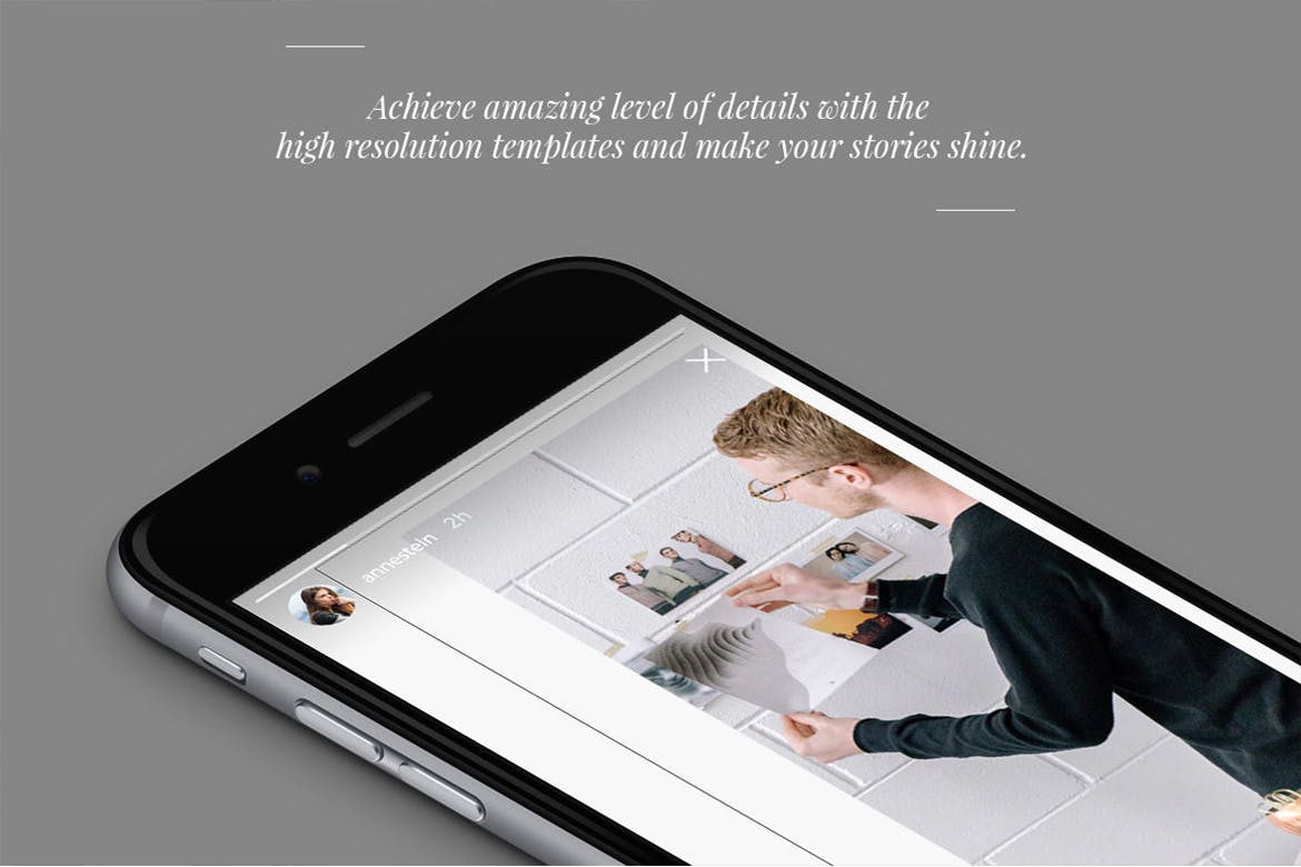 50款极简主义设计风格Instagram品牌故事设计模板素材库精选 Belgrade 50 Minimal Instagram Stories插图(3)