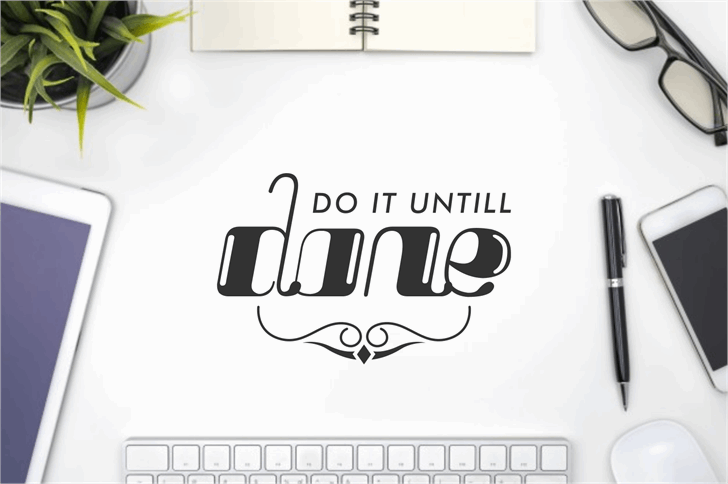 Nine tails inline font插图1