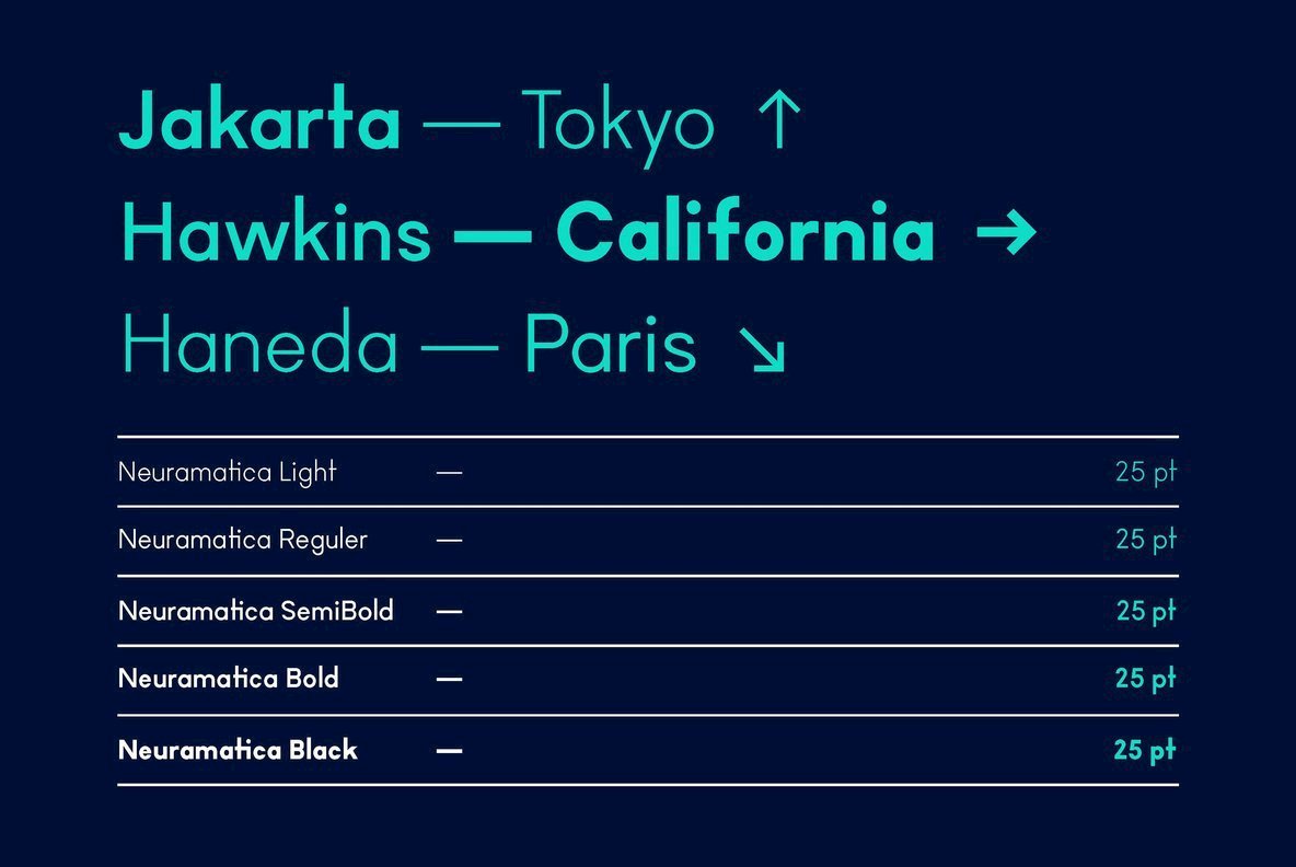 TG Neuramatica Font Family插图2