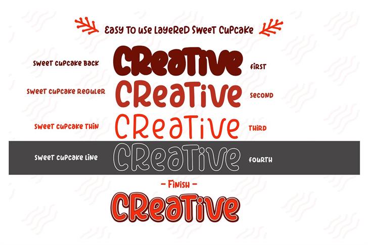 Sweet Cupcake Demo font插图8 Sweet Cupcake Demo font插图8