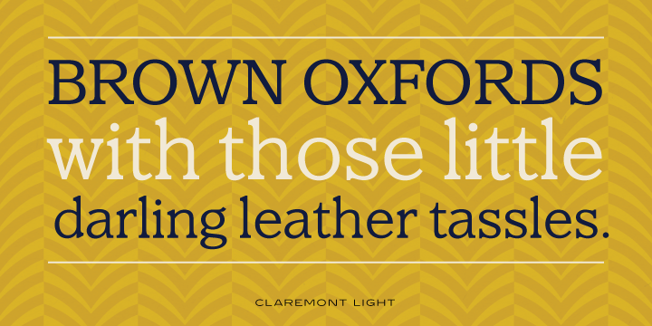 Claremont Font Family插图5