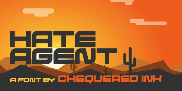 Hate Agent font插图 Hate Agent font插图