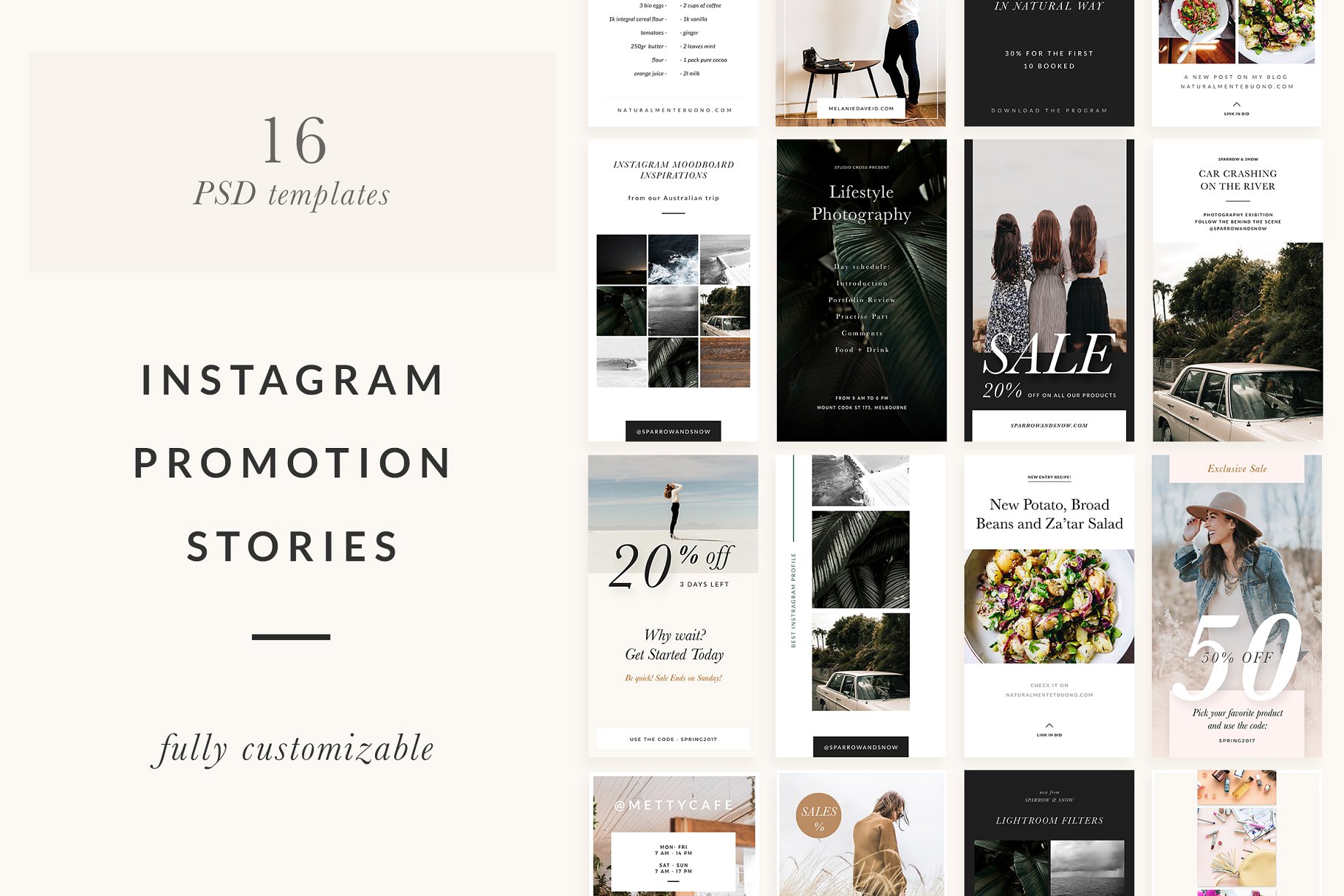 社交媒体促销活动/文章动态贴图模板素材库精选 ANIMATED Stories Templates插图(1)