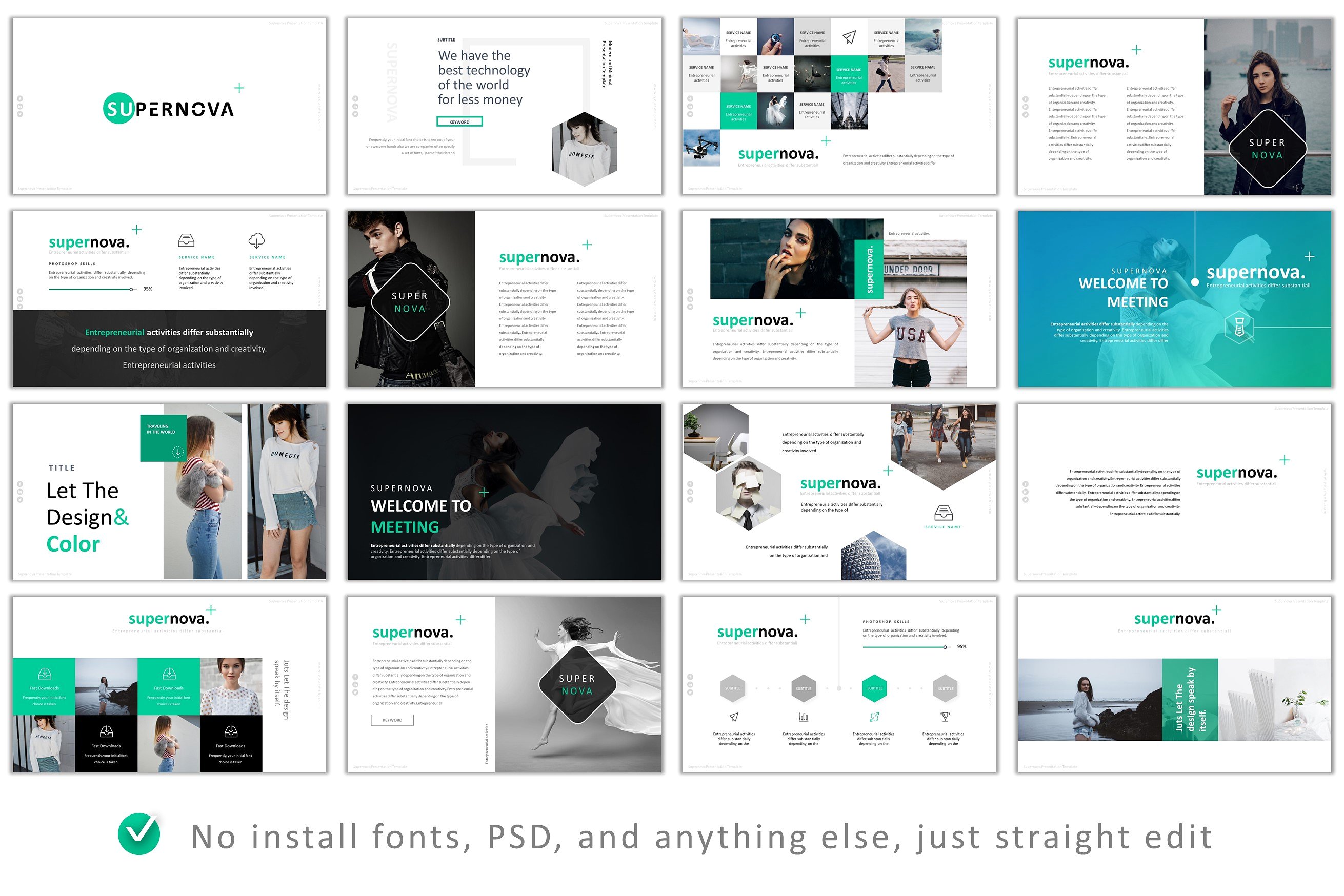产品展示市场营销策划超新星Powerpoint模版 Supernova Powerpoint插图(2)