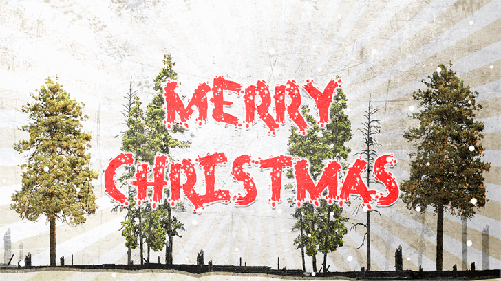 Metal Christmas Personal USE font插图1
