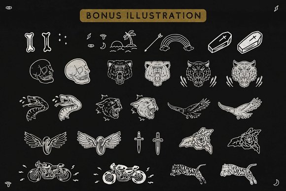 Comodo Font Family + Illustrations插图4