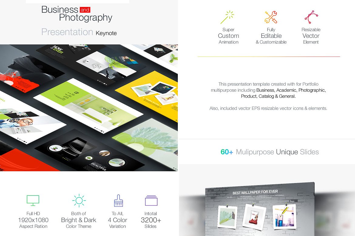 干净、创意、现代的商业PowerPoint包插图(12)