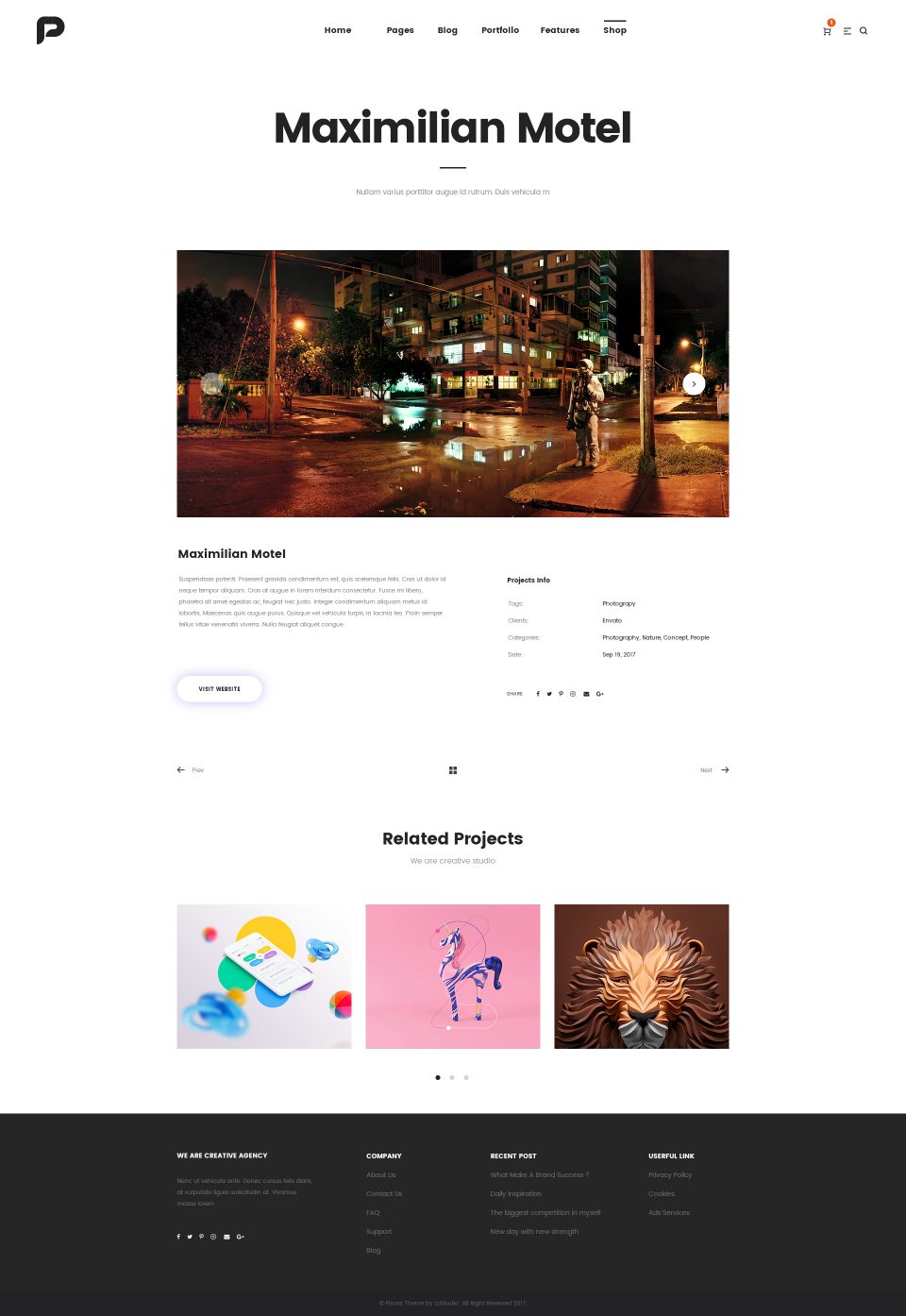 高质量网站全套 PSD 模板素材库精选 Pisces-Multi Concept PSD Template插图(12)