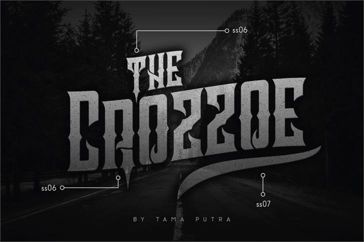 Crozzoe Personal Use font插图1