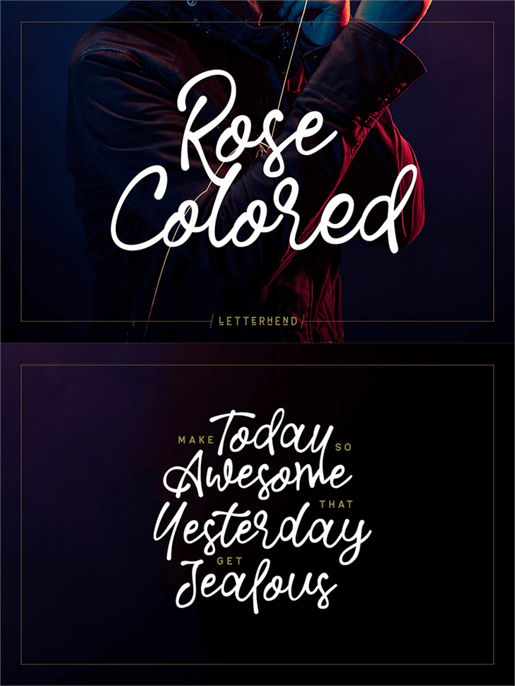 Rose Colored font插图 Rose Colored font插图